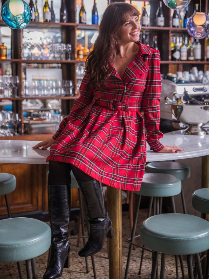 Robe Culot Tartan