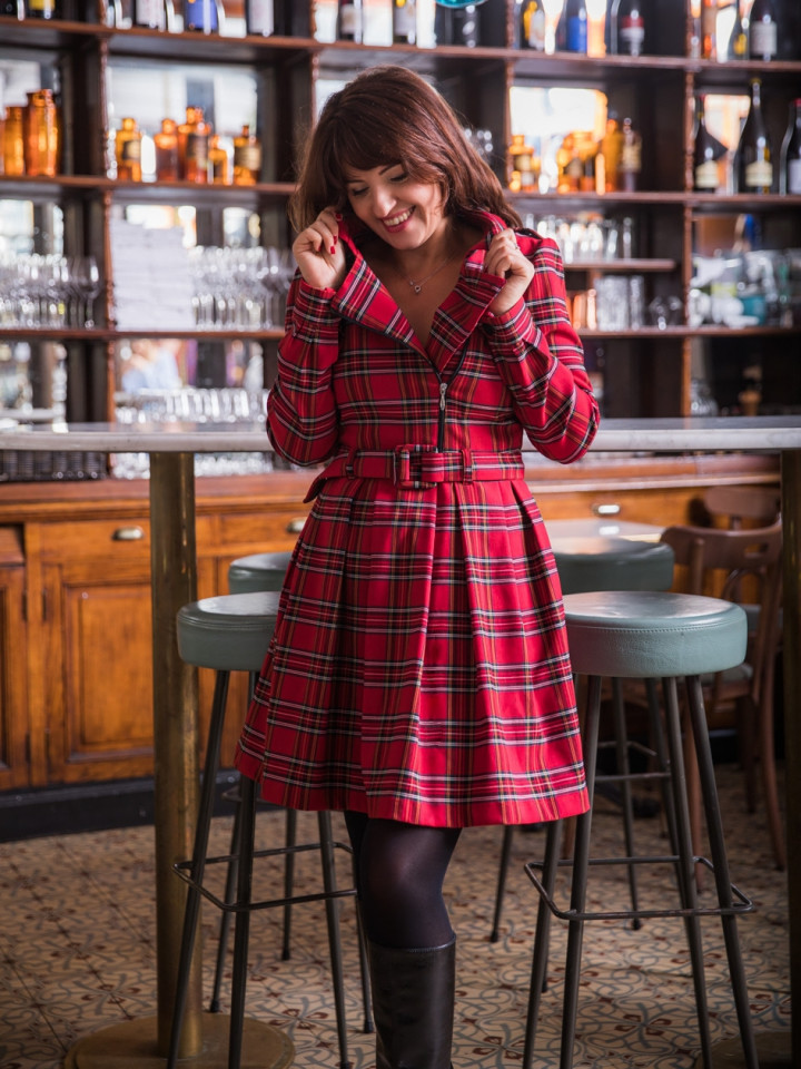 Robe Culot Tartan