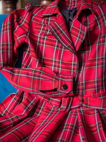 Robe Culot Tartan